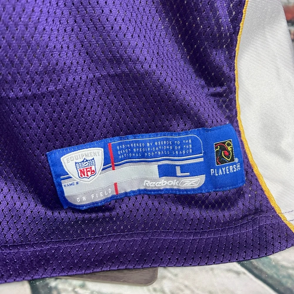 Minnesota Vikings Jersey‎ Size L Adrian Peterson Reebok Team Apparel #28 Purple